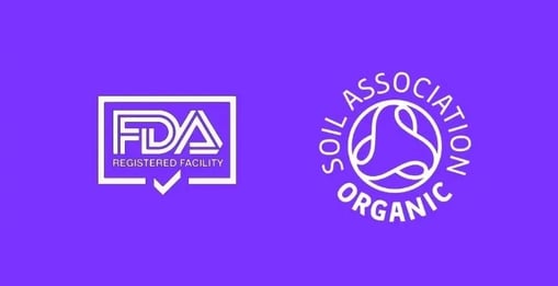 FDA and Soil Association certification