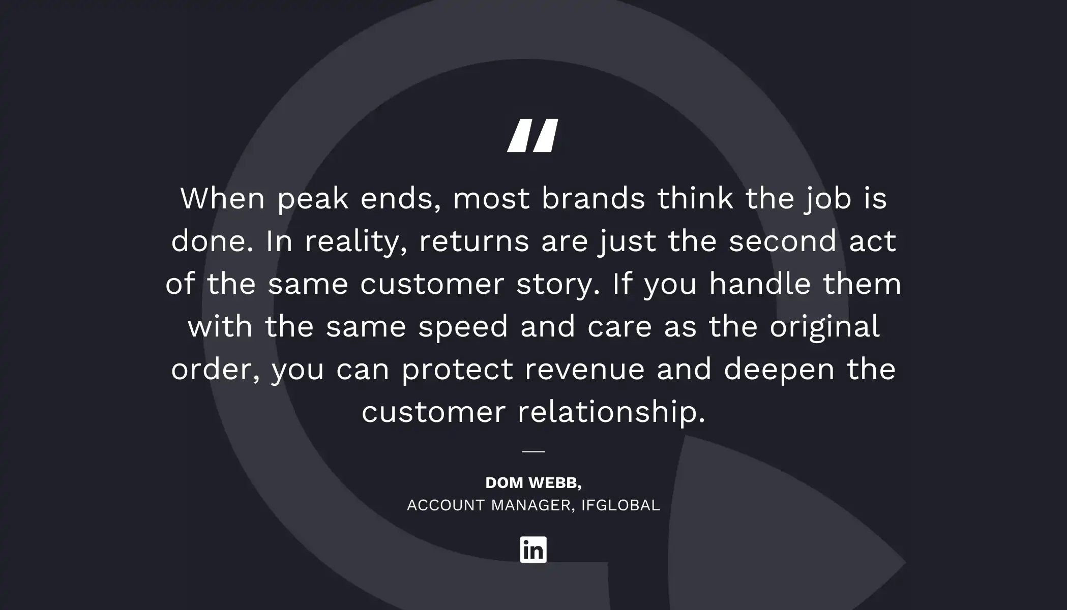 Post-peak returns (3)