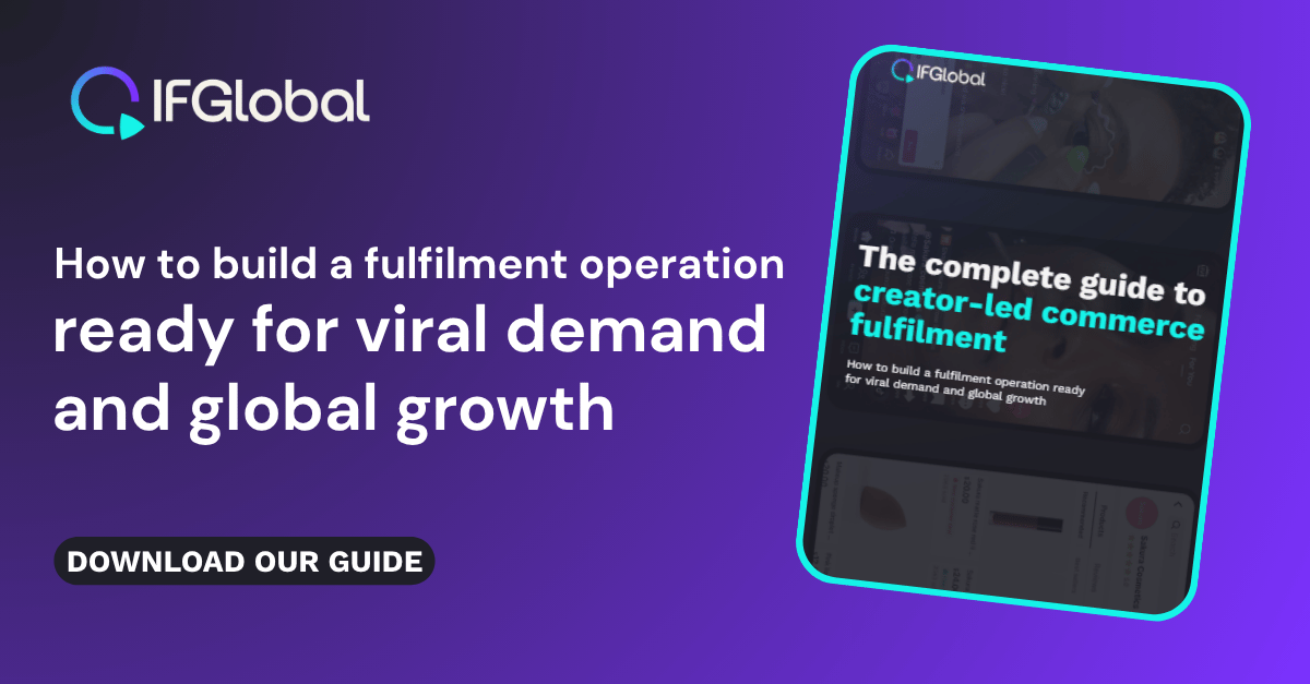 Creator-Led Commerce Fulfilment